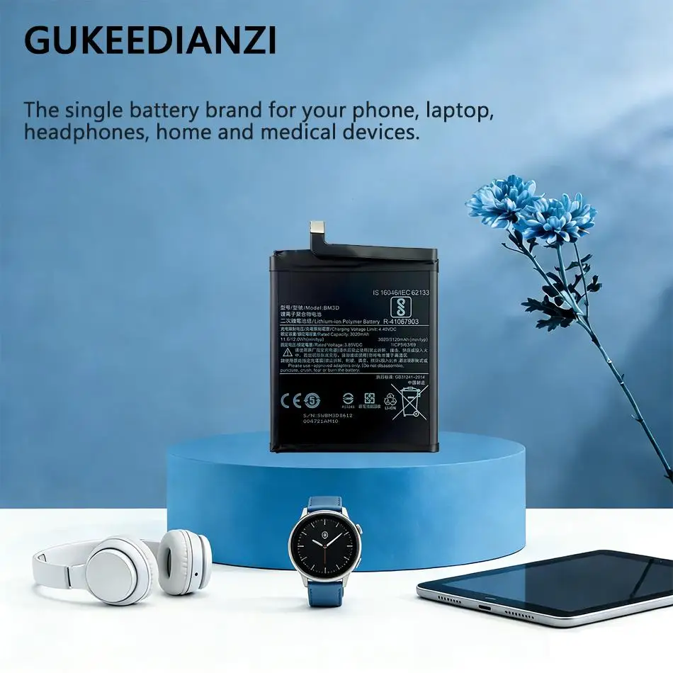 Аккумулятор BM3D 3020 мАч с быстрой зарядкой, премиум-класса, для замены в мобильном телефоне Xiaomi MI 8 SE
Аккумулятор BM3D 3020 мАч с быстрой зарядкой, премиум-класса, для замены в мобильном телефоне Xiaomi MI 8 SE