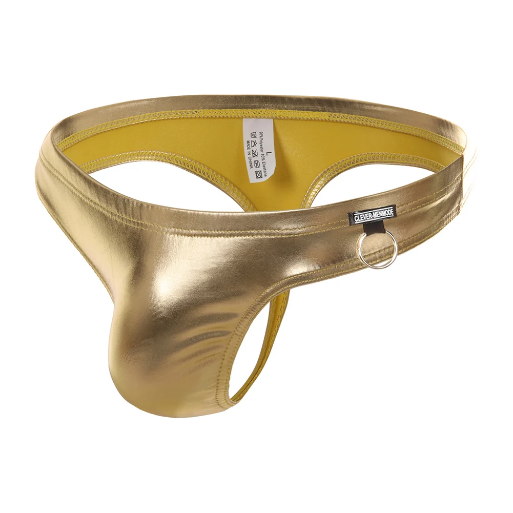 Men Underwear Faux Leather Thong T-back Low Rise Underpants Briefs Metal Ring Erotic U Convex Underwear For Nightclub Party
Men Underwear Faux Leather Thong T-back Low Rise Underpants Briefs Metal Ring Erotic U Convex Underwear For Nightclub Party
