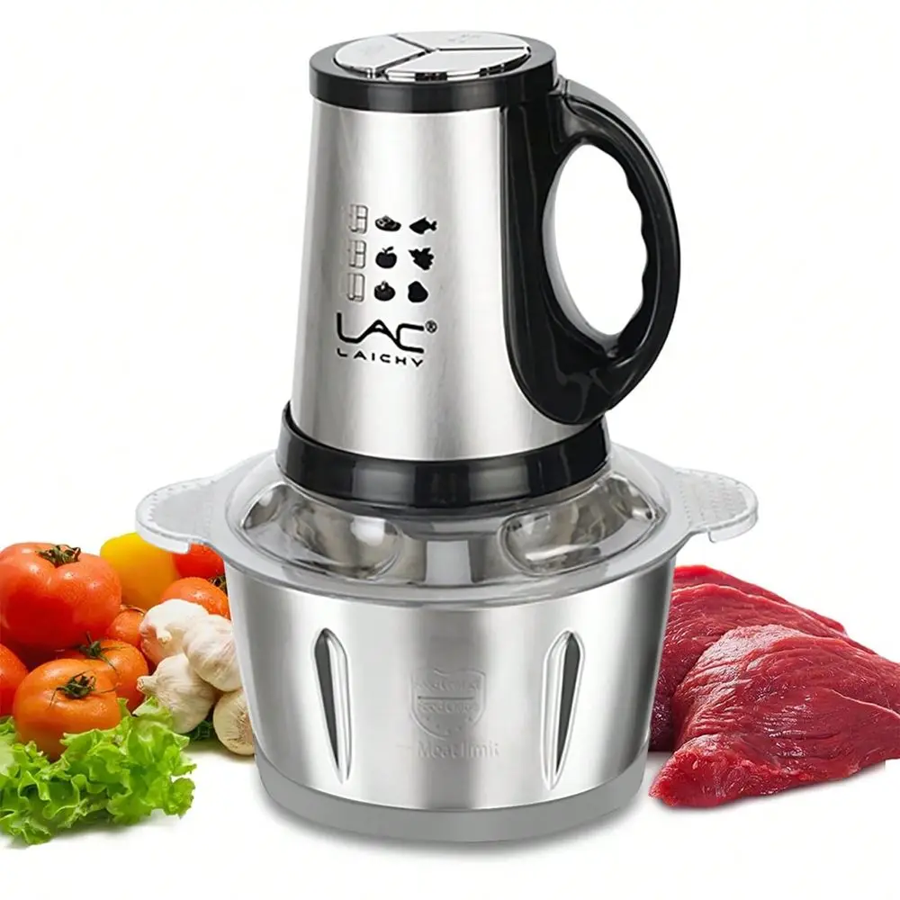 1pc 3L Capacity Stainless Steel Container Electric Meat Grinder, Dual Speed, Vegetable Food Chopper, US Plug
1pc 3L Capacity Stainless Steel Container Electric Meat Grinder, Dual Speed, Vegetable Food Chopper, US Plug