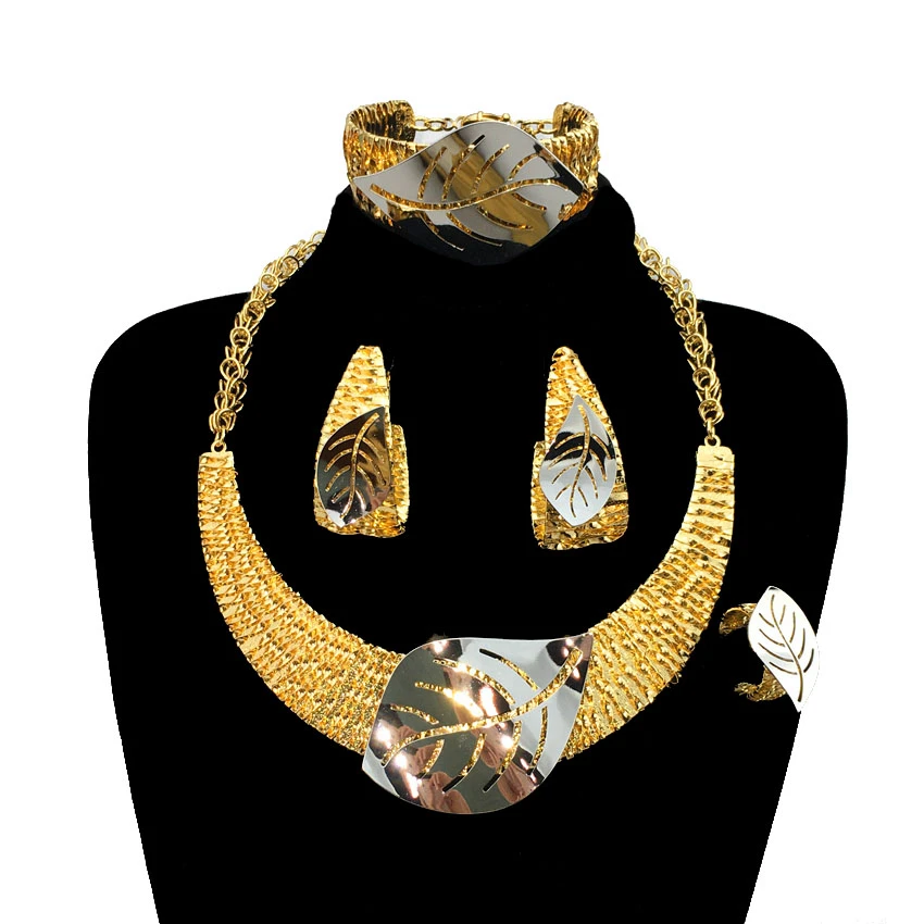 Unique Leaf Necklace High Quality Brazilian Jewelry Sets for Women Party Wedding Birthday Gift FHK13084
Unique Leaf Necklace High Quality Brazilian Jewelry Sets for Women Party Wedding Birthday Gift FHK13084