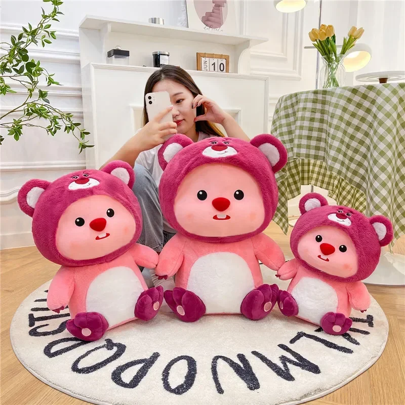 Sanrio Transformed Beaver Melody Ruby Strawberry Bear Beaver Ruby Плюшевая игрушка Кукла Милая подушка Кукла Подарок на день рождения Кровать Sleeping Dol
Sanrio Transformed Beaver Melody Ruby Strawberry Bear Beaver Ruby Плюшевая игрушка Кукла Милая подушка Кукла Подарок на день рождения Кровать Sleeping Dol