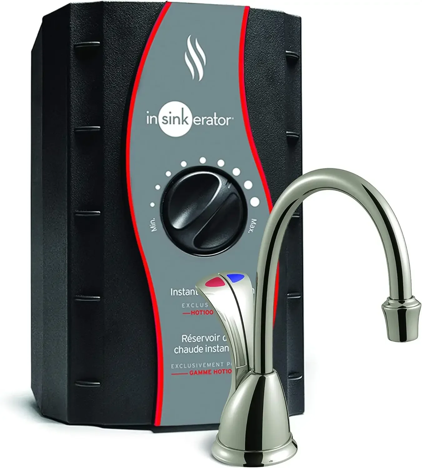 Wave Instant Hot and Cold Water Dispenser System, Faucet & Tank, Satin Nickel, HC-Wave-SN
Wave Instant Hot and Cold Water Dispenser System, Faucet & Tank, Satin Nickel, HC-Wave-SN