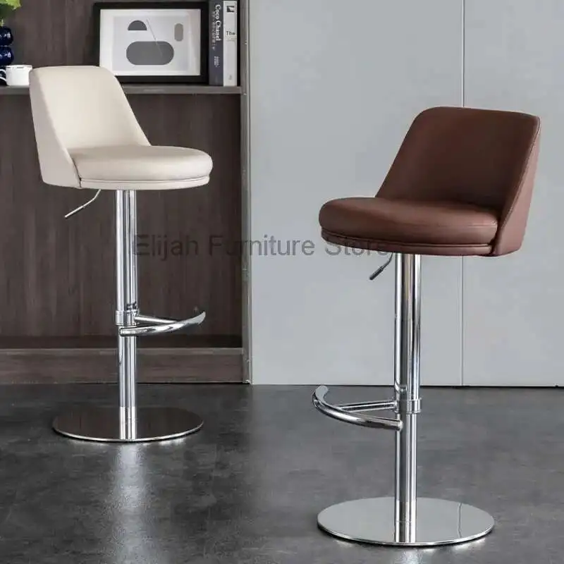 Home Rotating Reception Bar Stools Banks High Nordic Backrest Kitchen Counter Stools Modern Island Chair Sillas Furniture XR50BY
Home Rotating Reception Bar Stools Banks High Nordic Backrest Kitchen Counter Stools Modern Island Chair Sillas Furniture XR50BY