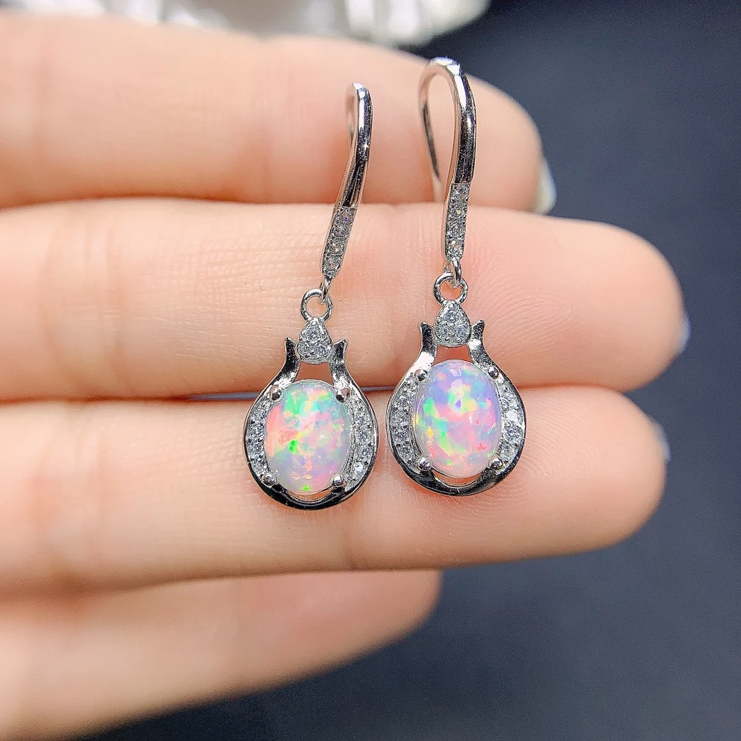Natural Opal Earrings Women's Silver 925 Earrings Women's Wedding Gems Free Shipping Earrings Sterling Certified Jewelry
Natural Opal Earrings Women's Silver 925 Earrings Women's Wedding Gems Free Shipping Earrings Sterling Certified Jewelry
