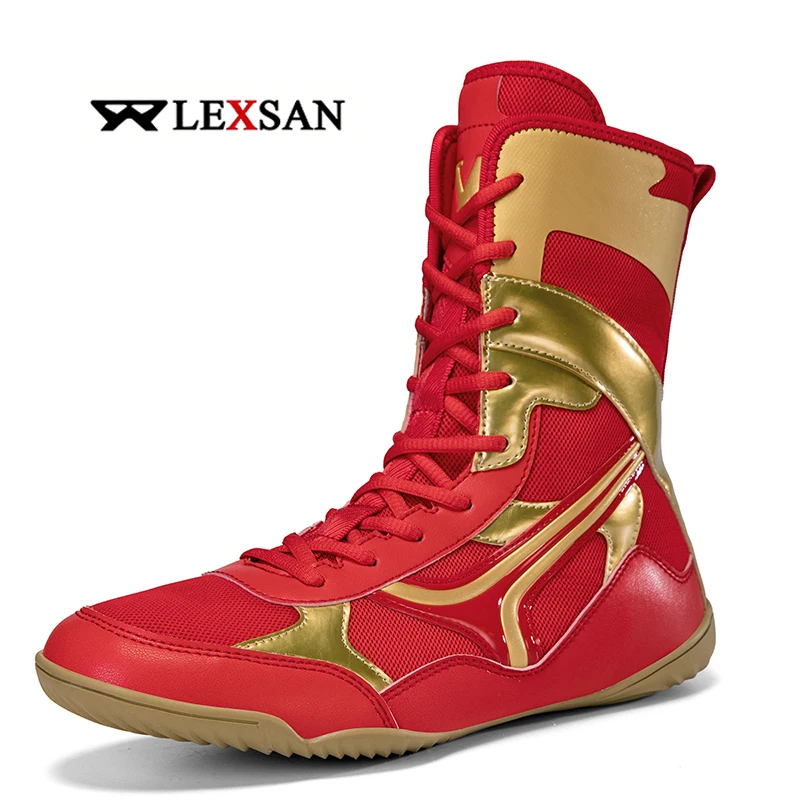 Lexsan Boxing Boots – Leather upper, breathable lining, anti-slip pivot outsole, ankle support. Built for the ring.
Lexsan Boxing Boots – Leather upper, breathable lining, anti-slip pivot outsole, ankle support. Built for the ring.