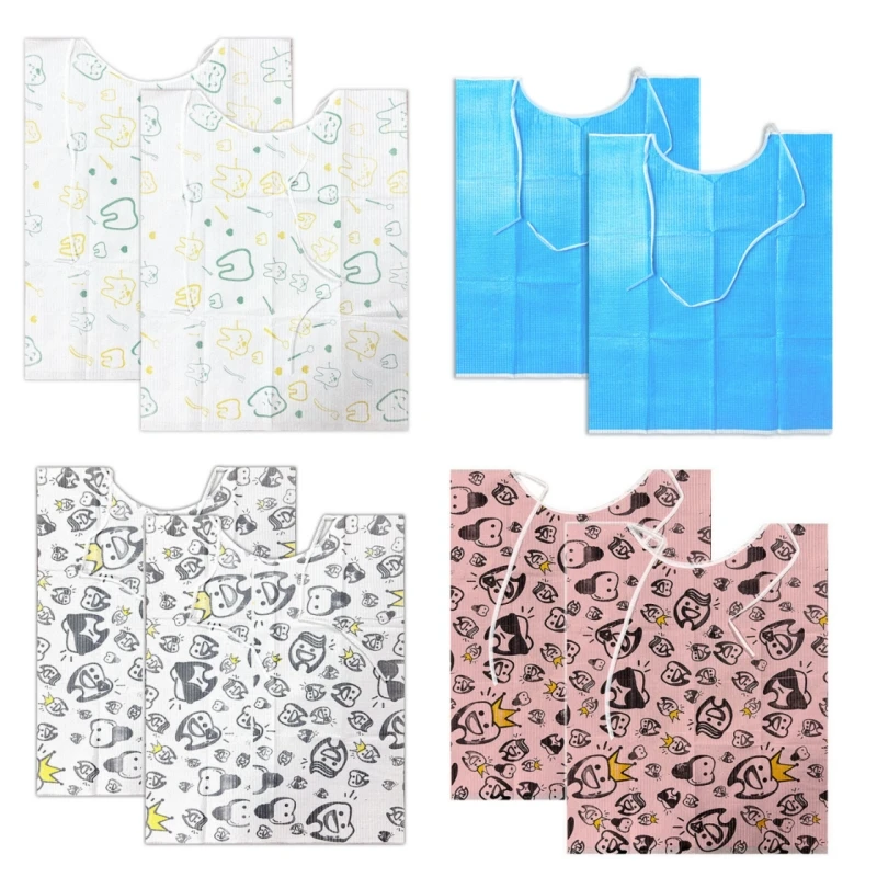  10Pcs Cute Teeth Patten Dental Bibs with Tie Waterproof Sheets Disposable Patient Apron Neckerchief Scarf Dentistry Material
10Pcs Cute Teeth Patten Dental Bibs with Tie Waterproof Sheets Disposable Patient Apron Neckerchief Scarf Dentistry Material