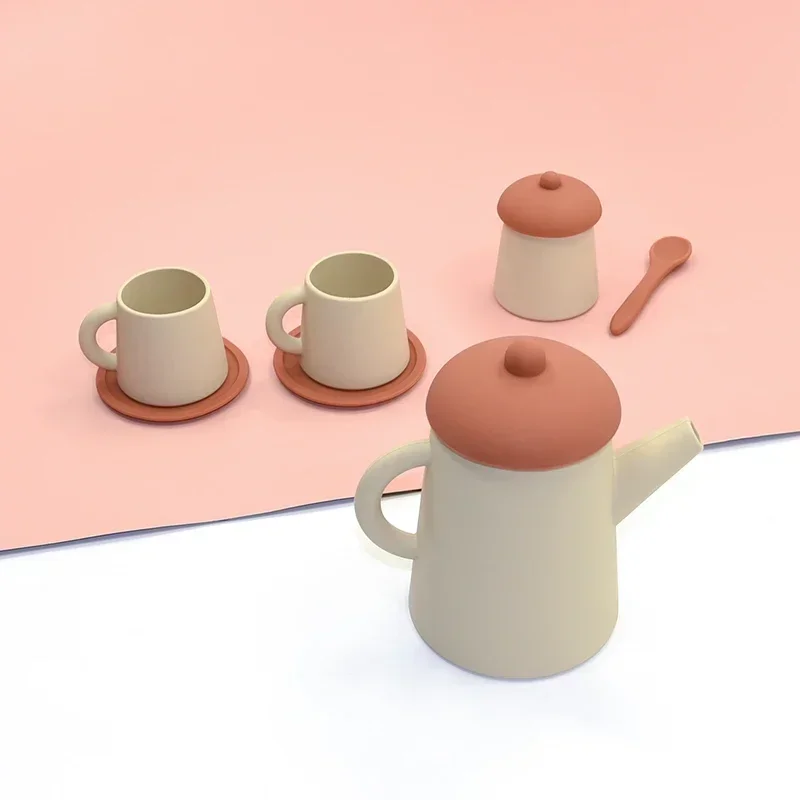 2022 The Baby Silicone toy Quality Eco Bpa Free Silicone Tableware Kitchen Child Kids Tea Cup Kitchen Baby Tea Sets
2022 The Baby Silicone toy Quality Eco Bpa Free Silicone Tableware Kitchen Child Kids Tea Cup Kitchen Baby Tea Sets