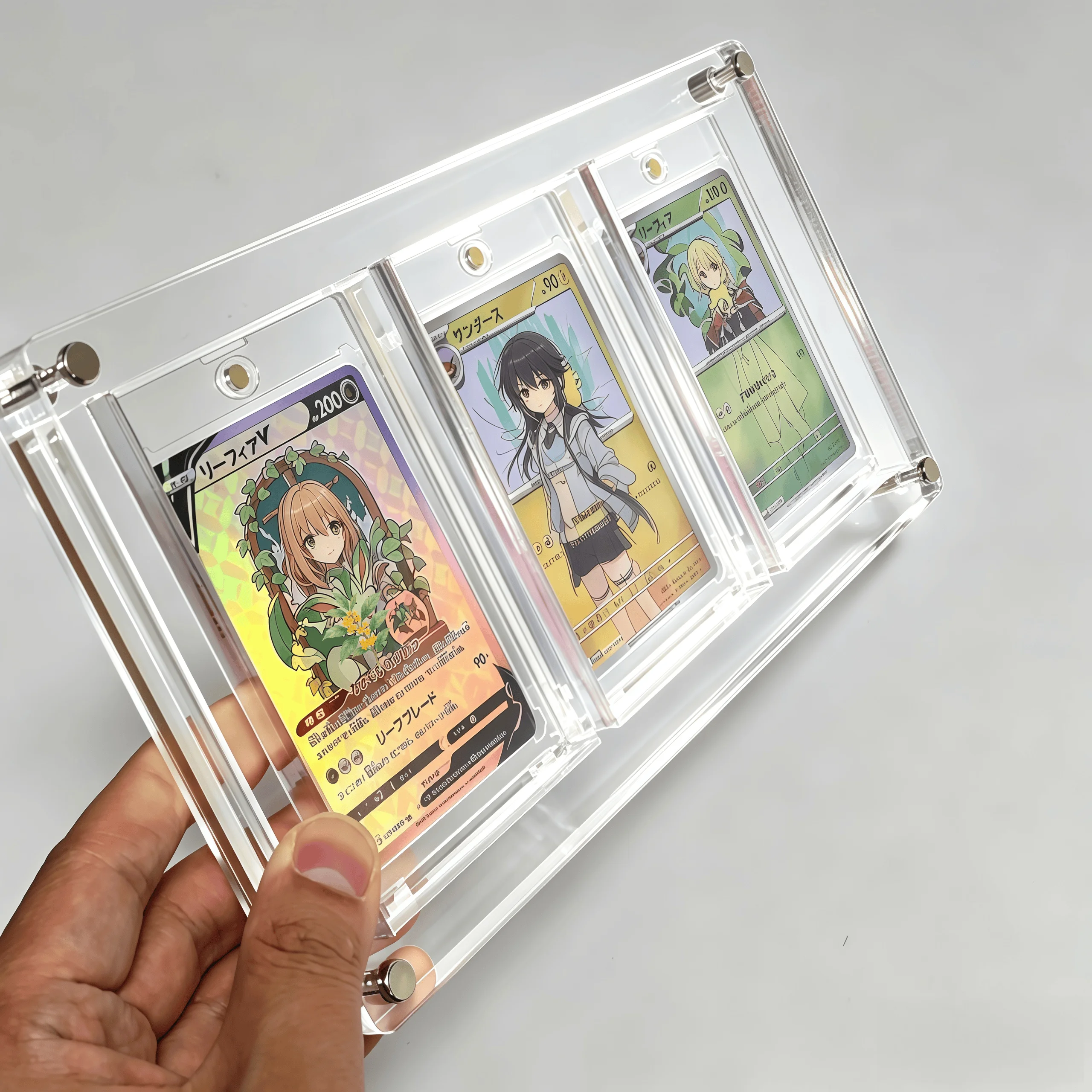 35PT Card Display Stand Extra-thick Polaroid Picture Frame Can Be Put Collection Card Pokemon/Yu-Gi-Oh/P.A Brick
35PT Card Display Stand Extra-thick Polaroid Picture Frame Can Be Put Collection Card Pokemon/Yu-Gi-Oh/P.A Brick