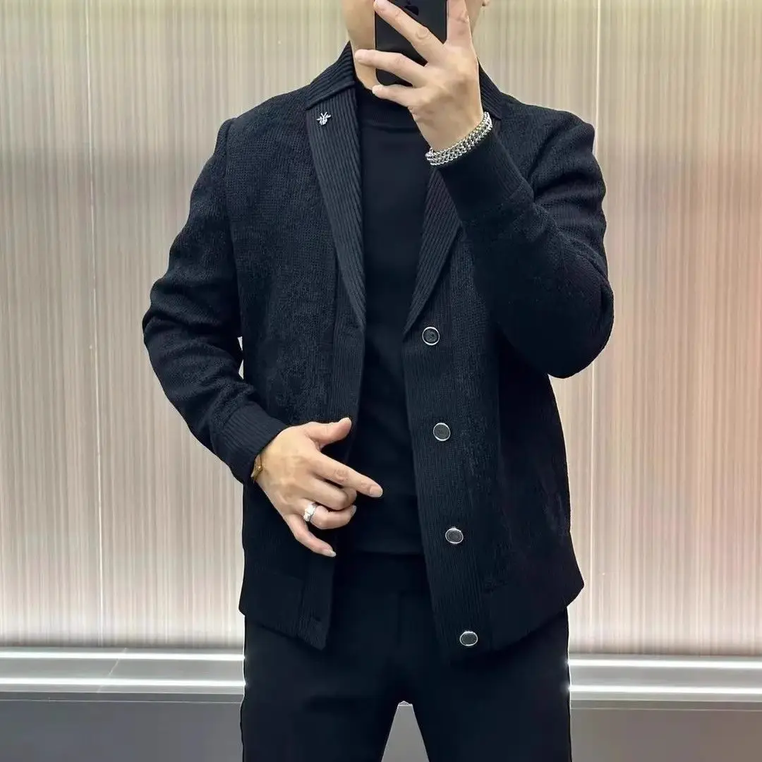 New Knitted Floral Jaet Men's Comfortable Sli Faionable Spring Autumn Versatile Slim Fit Casual Long Sve Polyester
New Knitted Floral Jaet Men's Comfortable Sli Faionable Spring Autumn Versatile Slim Fit Casual Long Sve Polyester