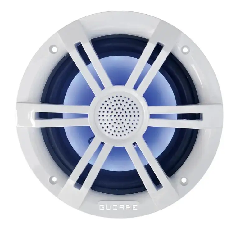 White Black Marine Speaker With RGB Led Lights 6.5", 2 Way for Boat ATV Outdoor Marine Audio Speaker in Boat
White Black Marine Speaker With RGB Led Lights 6.5", 2 Way for Boat ATV Outdoor Marine Audio Speaker in Boat