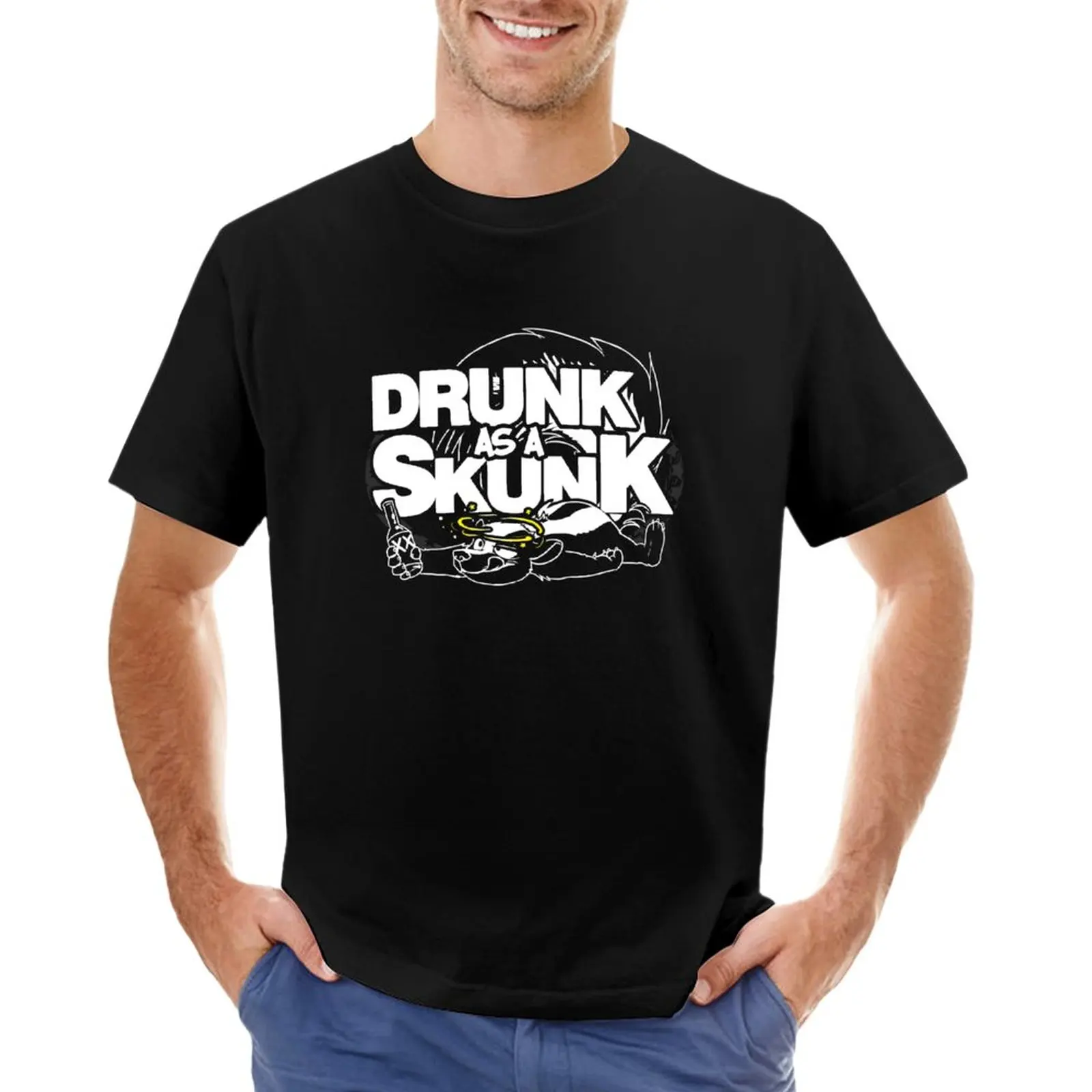 Drunk like a Skunk (Transparent) T-Shirt Aesthetic clothing quick drying customs animal prinfor boys mens cotton t shirts
Drunk like a Skunk (Transparent) T-Shirt Aesthetic clothing quick drying customs animal prinfor boys mens cotton t shirts