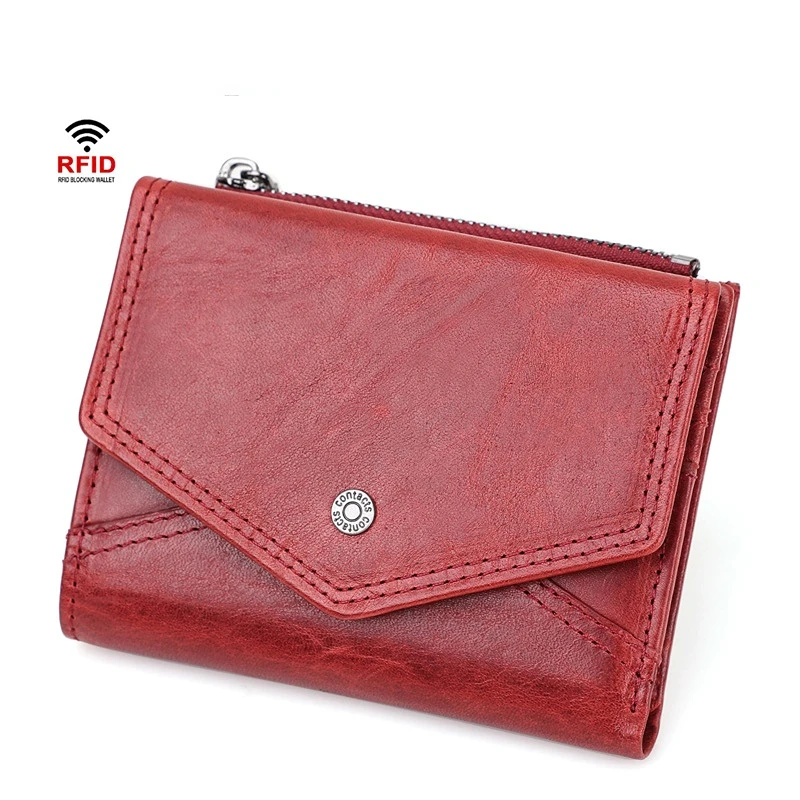 Fashion Mini Wallet Genuine Leather Wallet Women Zipper Coin Purse Quality Card Holder Small Money Bag Female Wallets
Fashion Mini Wallet Genuine Leather Wallet Women Zipper Coin Purse Quality Card Holder Small Money Bag Female Wallets