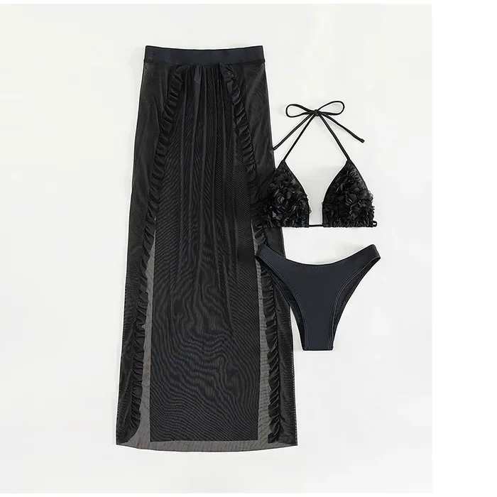 Sexy Ruffled Halter With Skirt Bikini Women Swimwear Female Swimsuit Three-pieces Bikini set Bather Bathing Suit Swim
Sexy Ruffled Halter With Skirt Bikini Women Swimwear Female Swimsuit Three-pieces Bikini set Bather Bathing Suit Swim