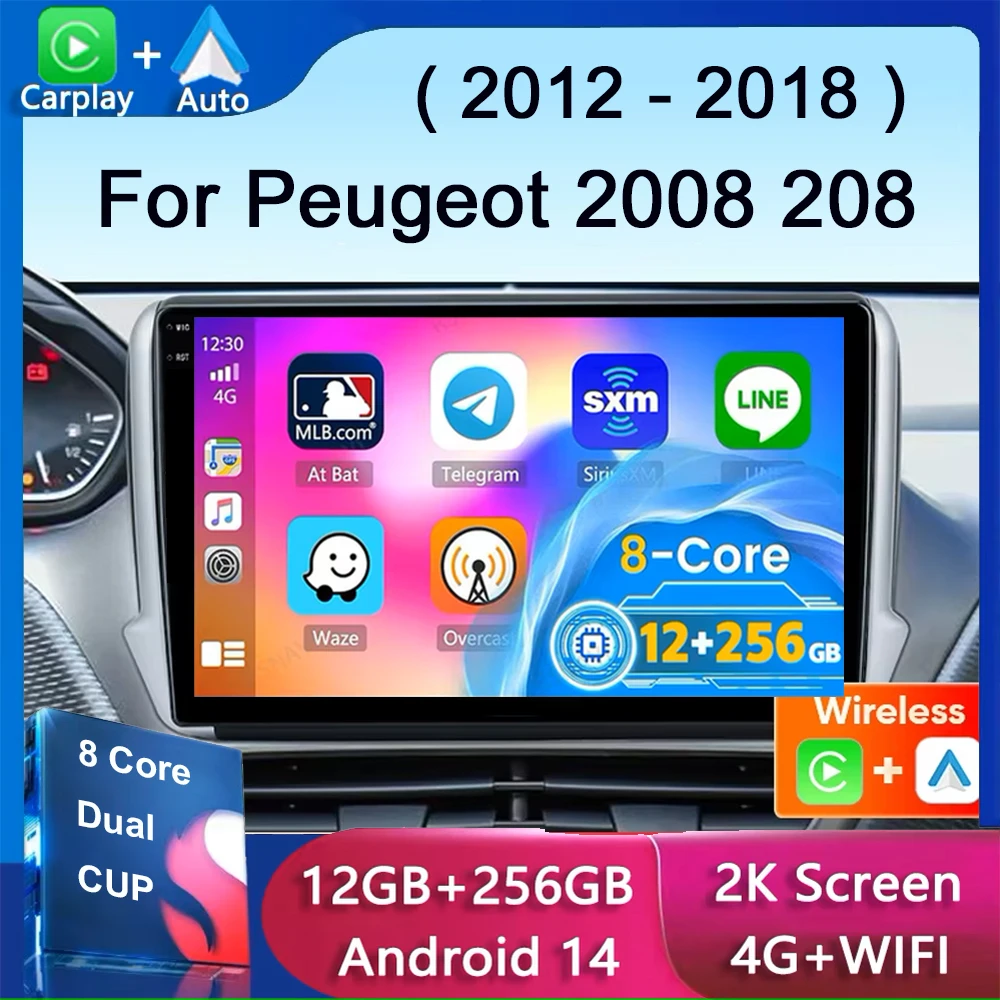 Мультимедийный плеер на Android 14 для Peugeot 2008, 208, 2012, 2013, 2014 - 2018 годов
Мультимедийный плеер на Android 14 для Peugeot 2008, 208, 2012, 2013, 2014 - 2018 годов
