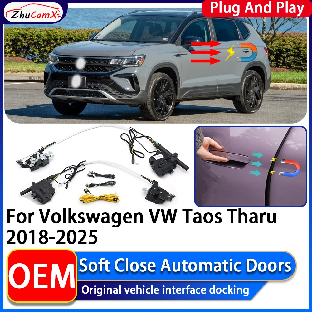 ZhuCamX OEM Electric Suction Power Soft Close Car Door Automatic Door Closing System For Volkswagen VW Taos Tharu 2018~2025
ZhuCamX OEM Electric Suction Power Soft Close Car Door Automatic Door Closing System For Volkswagen VW Taos Tharu 2018~2025
