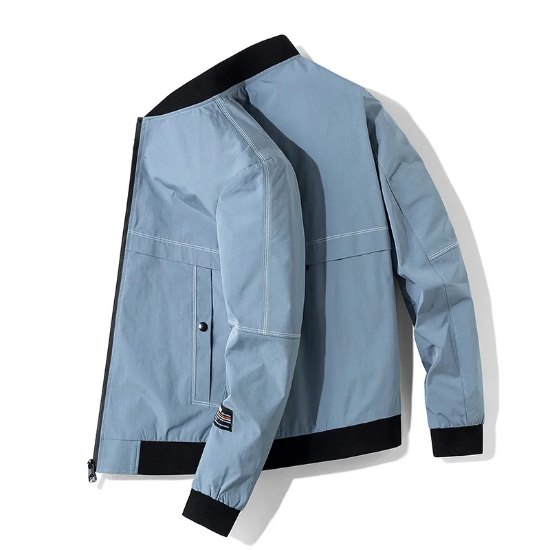 Men's Jacket Coat Spring Autumn Popular Zipper Outwear Brand Jackets for Men Solid Color Loose Coat Male Casual Large Size Top
Men's Jacket Coat Spring Autumn Popular Zipper Outwear Brand Jackets for Men Solid Color Loose Coat Male Casual Large Size Top