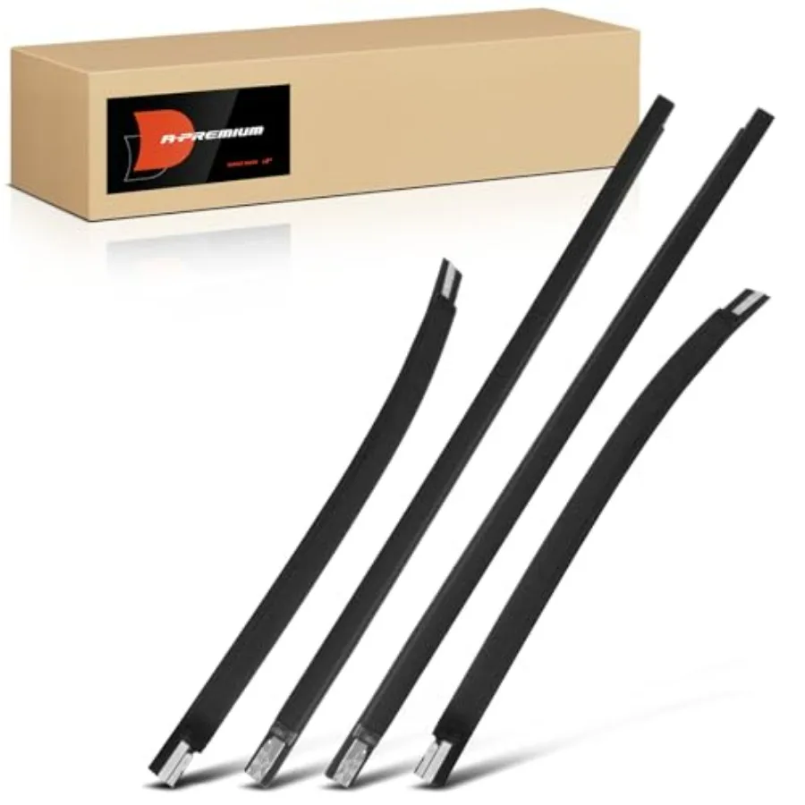 4PCS Front Rear Window Molding Trim Weather Stripping Kit for Toyota Tacoma 2001-2004 Crew Cab Pickup Black Durable Rubber Mate
4PCS Front Rear Window Molding Trim Weather Stripping Kit for Toyota Tacoma 2001-2004 Crew Cab Pickup Black Durable Rubber Mate
