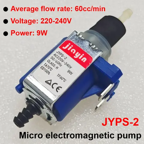 1pcs 9W AC 220V Plunger JYPS-2 Water Suction Pump electromagnetic Pump for Electric iron Hanging machine steam mop coffee