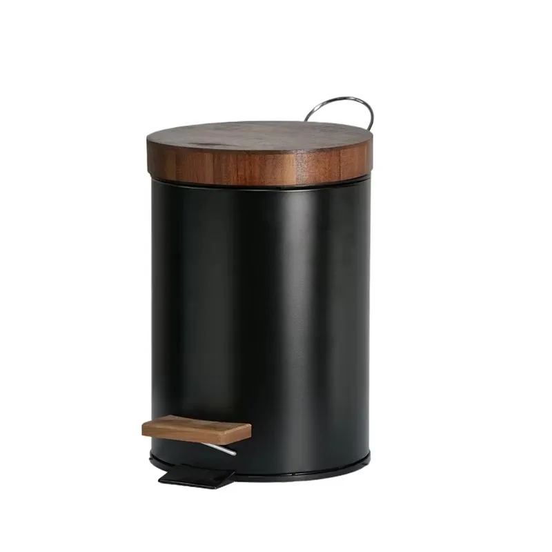 Environmentally friendly 3L bamboo trash can with wooden pedal for dust collection and waste management
Environmentally friendly 3L bamboo trash can with wooden pedal for dust collection and waste management