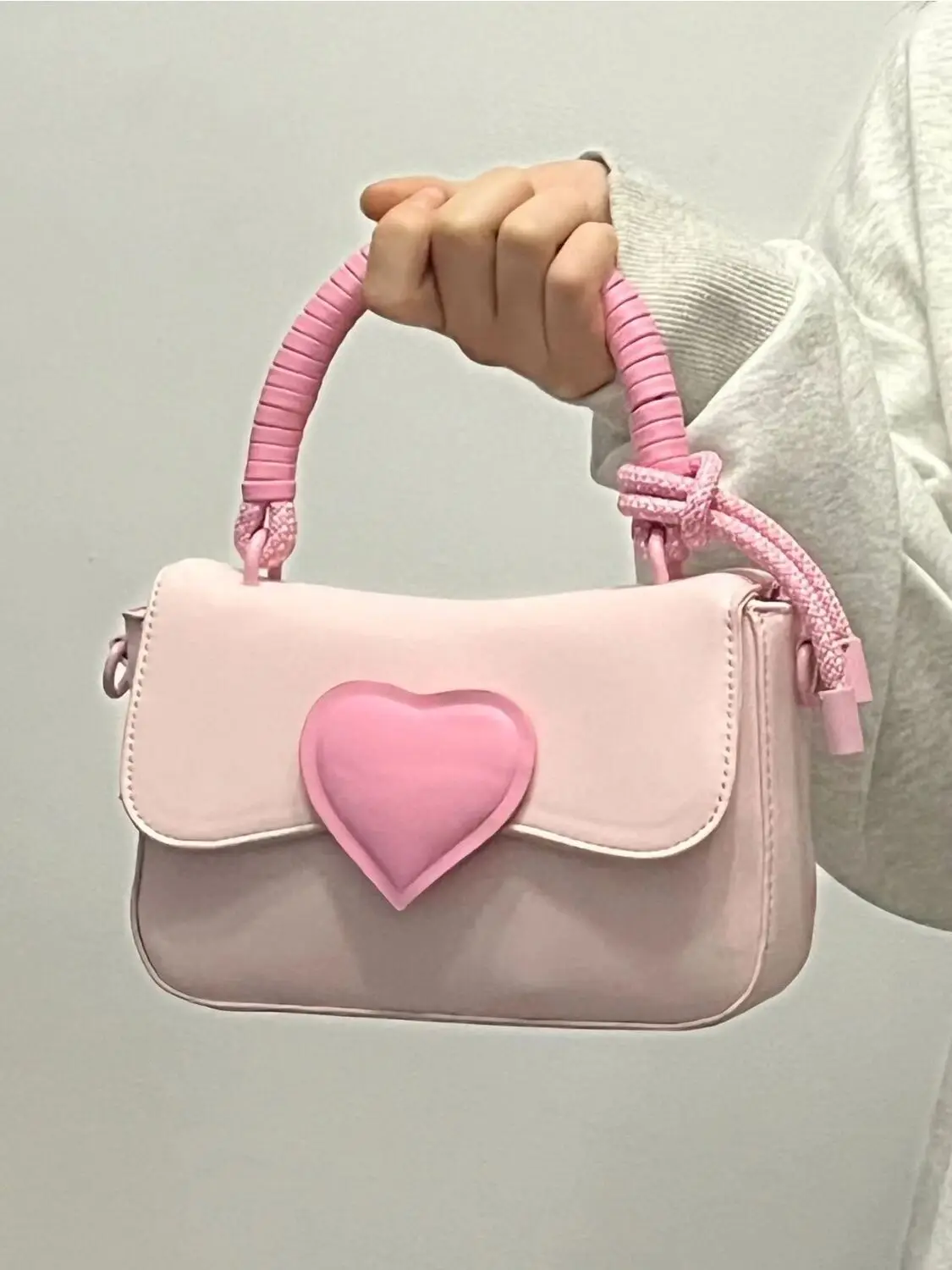 JIAERDI Sweet Heart Y2k Handbags Women Harajuku Fairycore Handle Chic Cute Square Bag Ladies Vintage Pink Messenger Bag Purse
JIAERDI Sweet Heart Y2k Handbags Women Harajuku Fairycore Handle Chic Cute Square Bag Ladies Vintage Pink Messenger Bag Purse