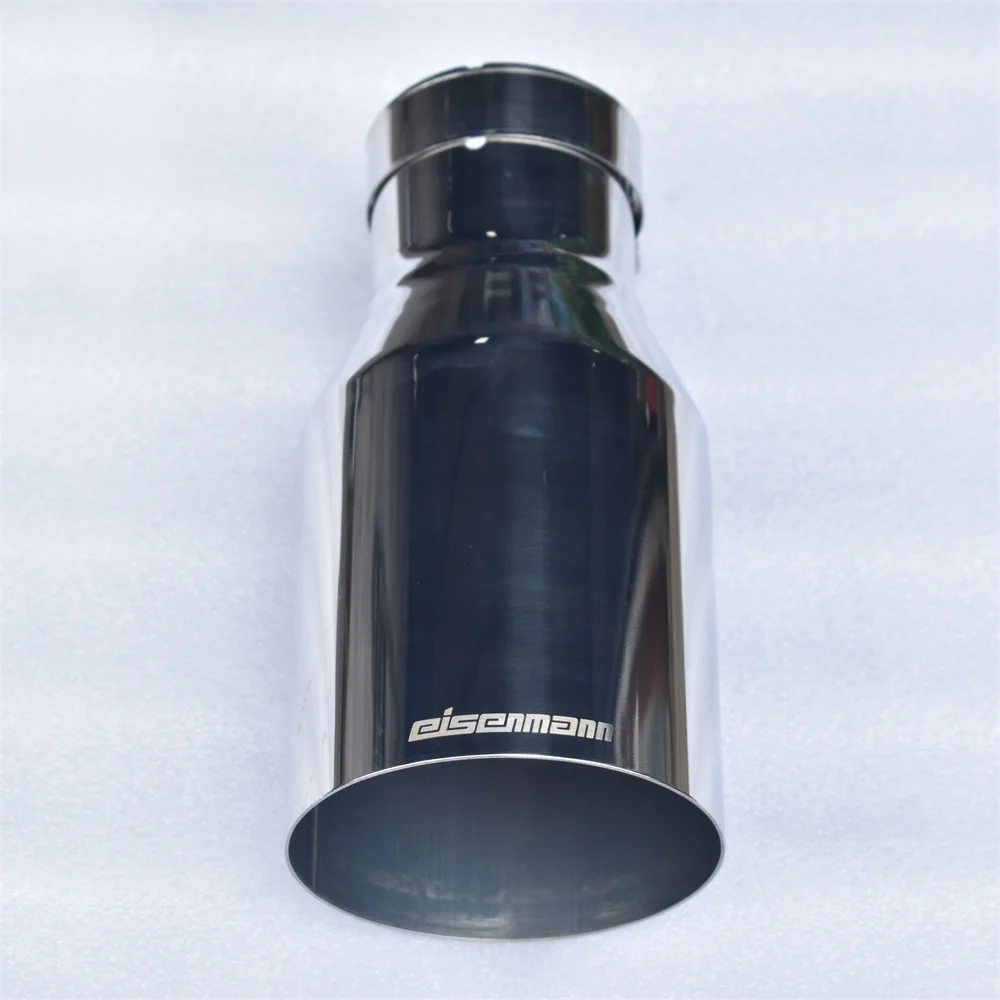 EISENMANN Right Angle Stainless Steel Exhaust Tailpipe Polished 2.5"/2.3" Intake Nozzle 4" Exhaust Port 9" Silver for Automotive
EISENMANN Right Angle Stainless Steel Exhaust Tailpipe Polished 2.5"/2.3" Intake Nozzle 4" Exhaust Port 9" Silver for Automotive