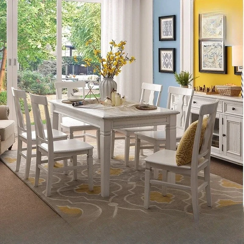 American solid wood dining table simple restaurant 1.2 rice table 1.5 retro old ash wood furniture
American solid wood dining table simple restaurant 1.2 rice table 1.5 retro old ash wood furniture