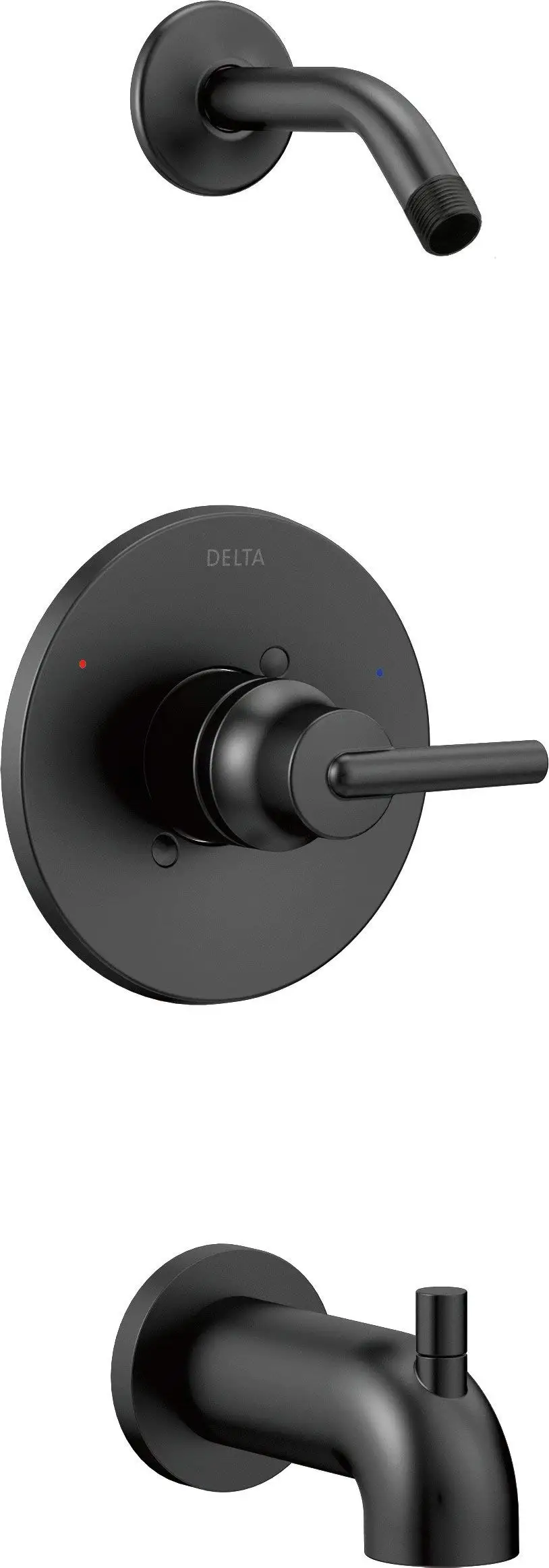 Matte Black Single Handle Shower Trim Kit With Pressure Balance Valve
Matte Black Single Handle Shower Trim Kit With Pressure Balance Valve
