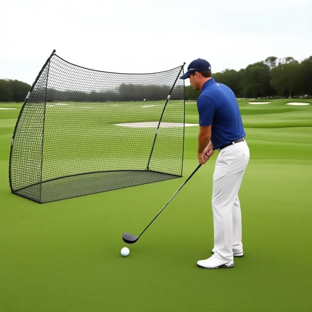 Large 10x7ft Golf Driving Net Foldable Training Equipment Heavy Duty Hitting Net For Garage Backyard Home Swing Practice
Large 10x7ft Golf Driving Net Foldable Training Equipment Heavy Duty Hitting Net For Garage Backyard Home Swing Practice