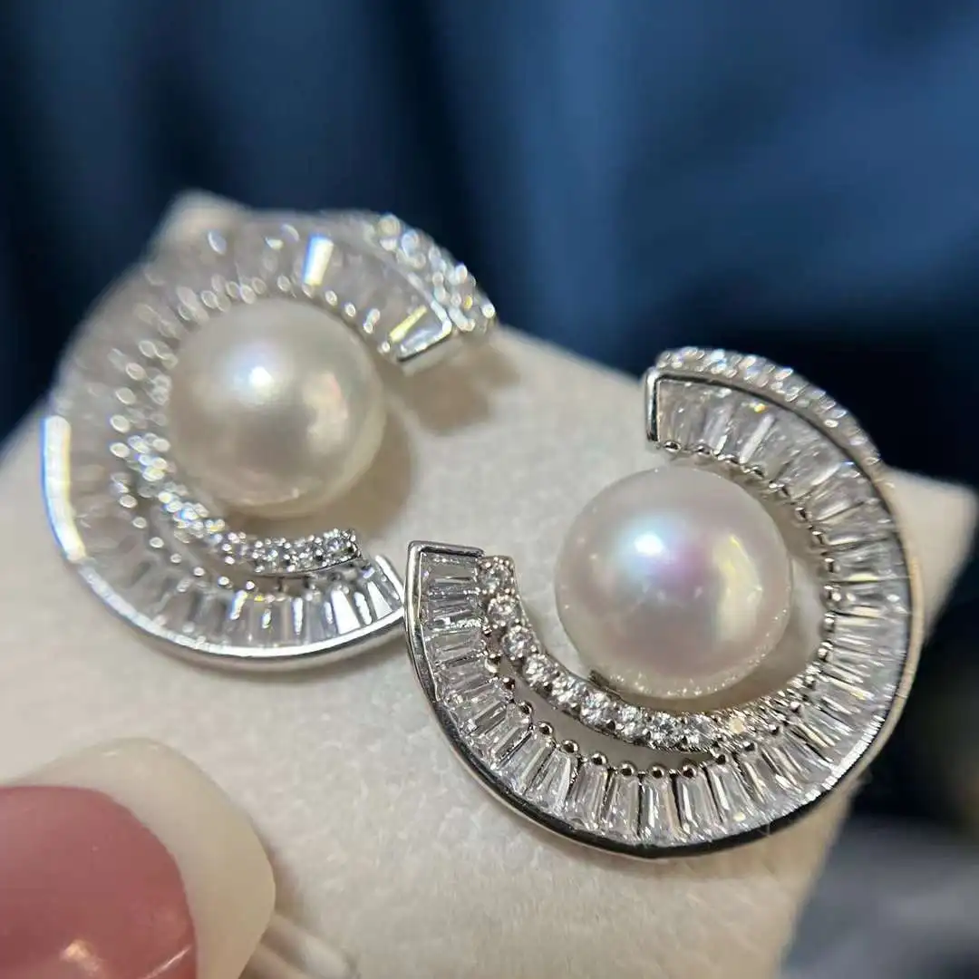 Needle Anti Allergy Big C Exquisite Big Air Earrings High Quality Freshwater Pearl Earrings S925 Silver Natural For Women 9-10MM
Needle Anti Allergy Big C Exquisite Big Air Earrings High Quality Freshwater Pearl Earrings S925 Silver Natural For Women 9-10MM