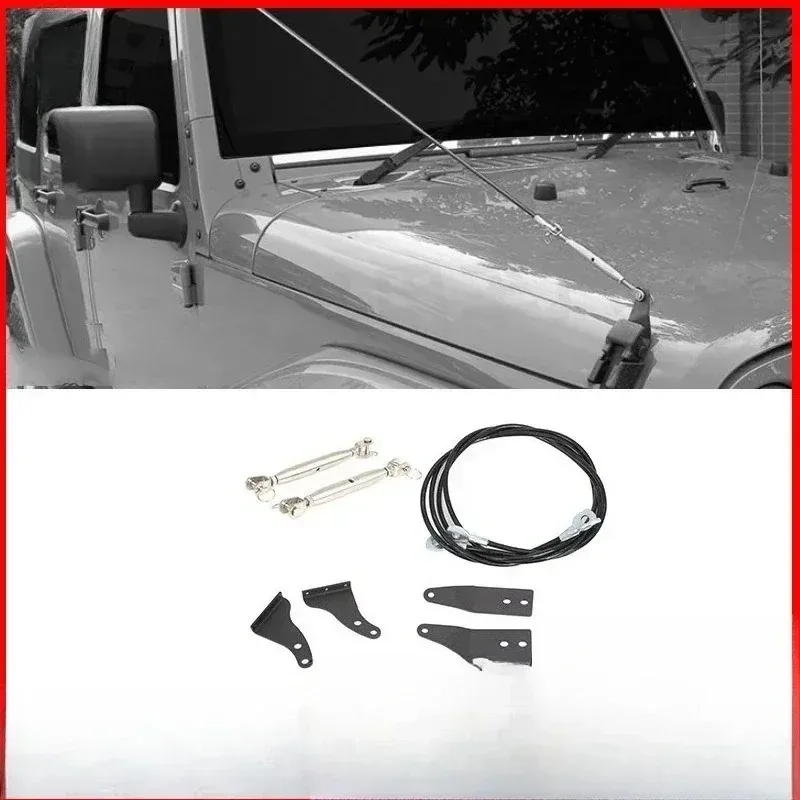 Новинка для защиты от перешкод на капоте, устраняет дефект низких подвесных ветвей, щетка Wrangler JK 07-18, аксессуары для защиты веревки
Новинка для защиты от перешкод на капоте, устраняет дефект низких подвесных ветвей, щетка Wrangler JK 07-18, аксессуары для защиты веревки