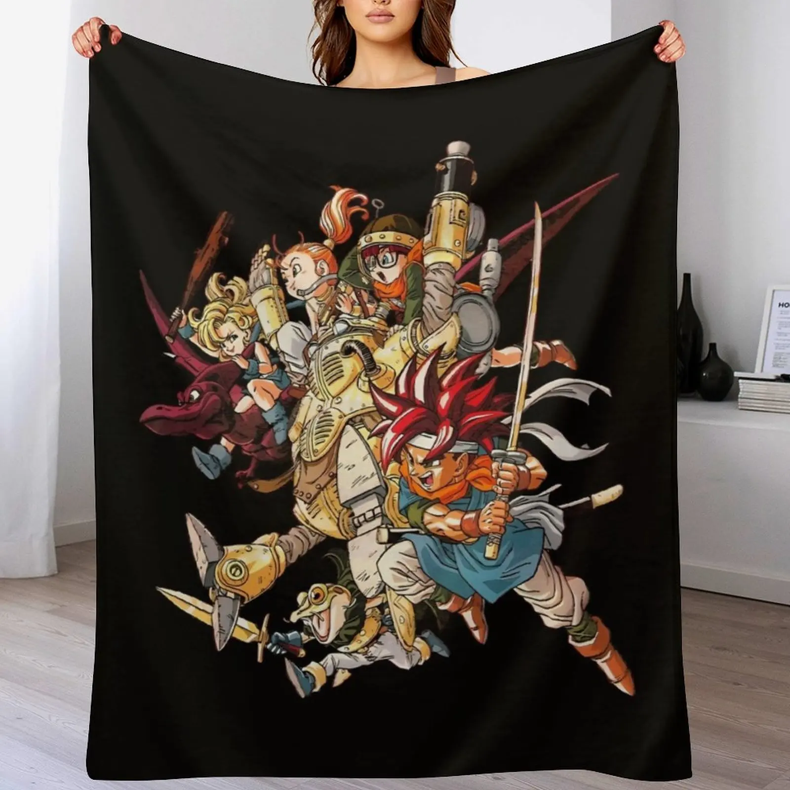 Chrono Trigger Heroes Throw Blanket Soft Solid Color Blanket for Couch Bed
Chrono Trigger Heroes Throw Blanket Soft Solid Color Blanket for Couch Bed