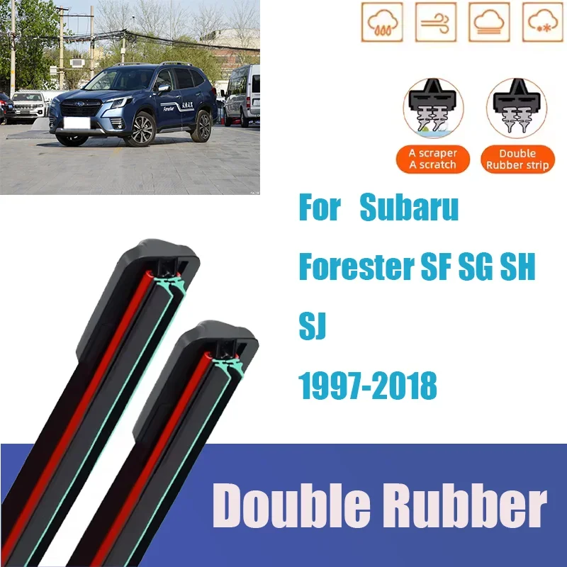 For Subaru Forester SF SG SH SJ Front Windshield Wiper Parts General Motors Multifunctional Double Rubber Automobiles Accessorie
For Subaru Forester SF SG SH SJ Front Windshield Wiper Parts General Motors Multifunctional Double Rubber Automobiles Accessorie