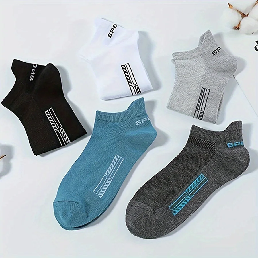 5 Pairs Low Cut Ankle Socks – Breathable Mesh Boat Socks, Soft Casual No Show Socks for Daily & Sports Wear
5 Pairs Low Cut Ankle Socks – Breathable Mesh Boat Socks, Soft Casual No Show Socks for Daily & Sports Wear
