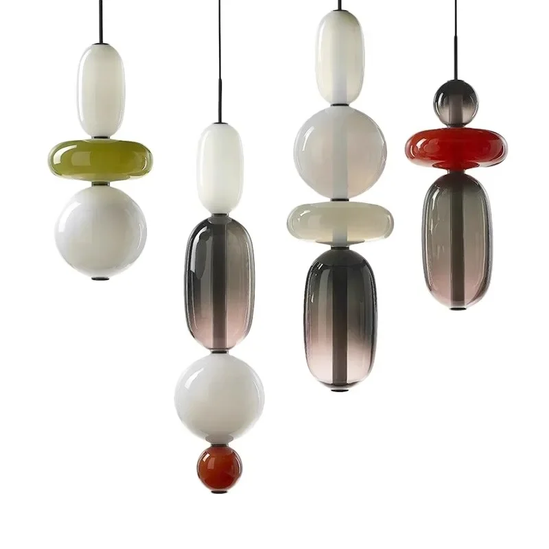 Post Modern Bedside Chandelier Creative Color Candy Pendant Lamp Italian Design Restaurant Display Window Glass Pendant Lam
Post Modern Bedside Chandelier Creative Color Candy Pendant Lamp Italian Design Restaurant Display Window Glass Pendant Lam
