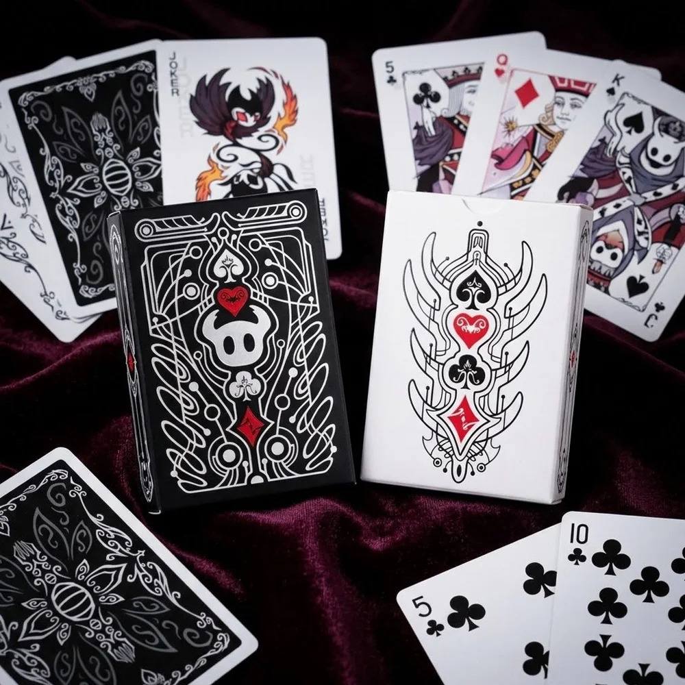54-Card “Hollow Knight” Deck: Luxurious black-and-white board game cards, perfect for magic tricks, strategy games, and gifts
54-Card “Hollow Knight” Deck: Luxurious black-and-white board game cards, perfect for magic tricks, strategy games, and gifts