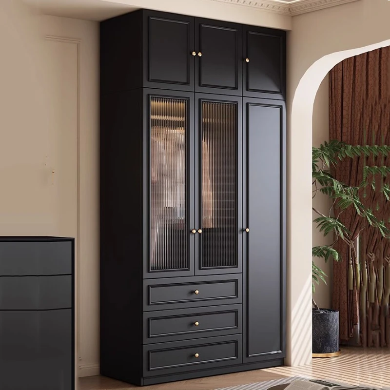 Modern Luxury Wardrobe European Wooden Black Cupboard Clothes Wardrobe Apartment Cabinet Roupeiro Nordic Furniture Bedroom
Modern Luxury Wardrobe European Wooden Black Cupboard Clothes Wardrobe Apartment Cabinet Roupeiro Nordic Furniture Bedroom