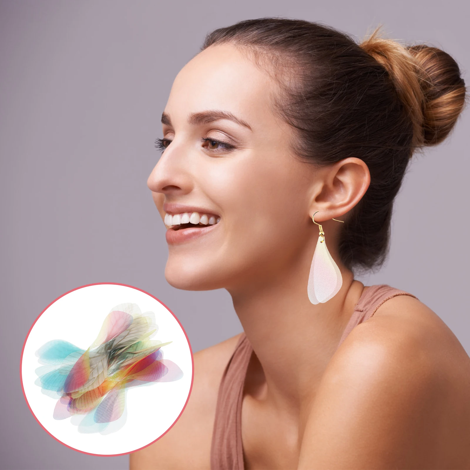 50pcs Artificial Dragonfly Wings Durable Quality Unique Shape for Jewelry Making Brooch Earrings Decorations Craft Supplies Wing
50pcs Artificial Dragonfly Wings Durable Quality Unique Shape for Jewelry Making Brooch Earrings Decorations Craft Supplies Wing