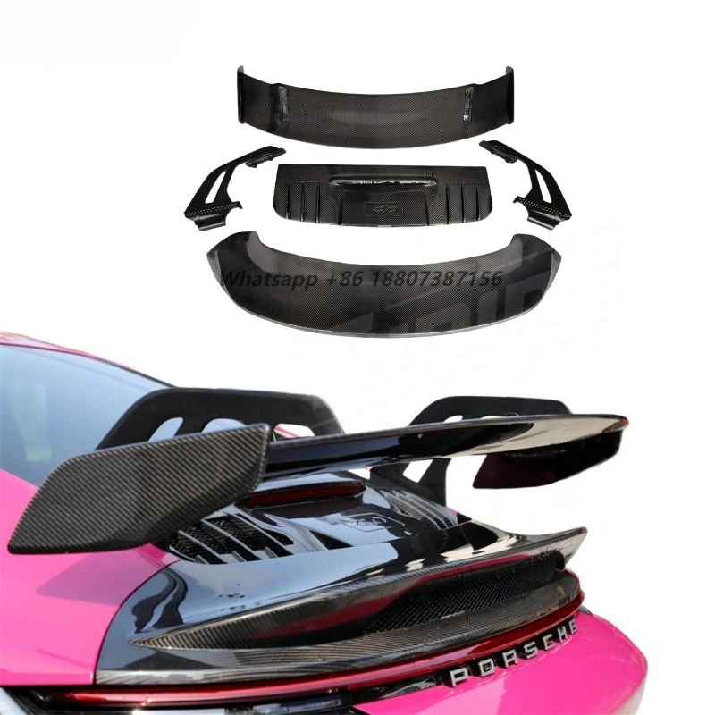 GT3 Style 992 Dry Carbon Fiber Rear Wing Spoiler for Carrera 911 Easy Replacement Tail Trunk Boot Lip Body Kits
GT3 Style 992 Dry Carbon Fiber Rear Wing Spoiler for Carrera 911 Easy Replacement Tail Trunk Boot Lip Body Kits
