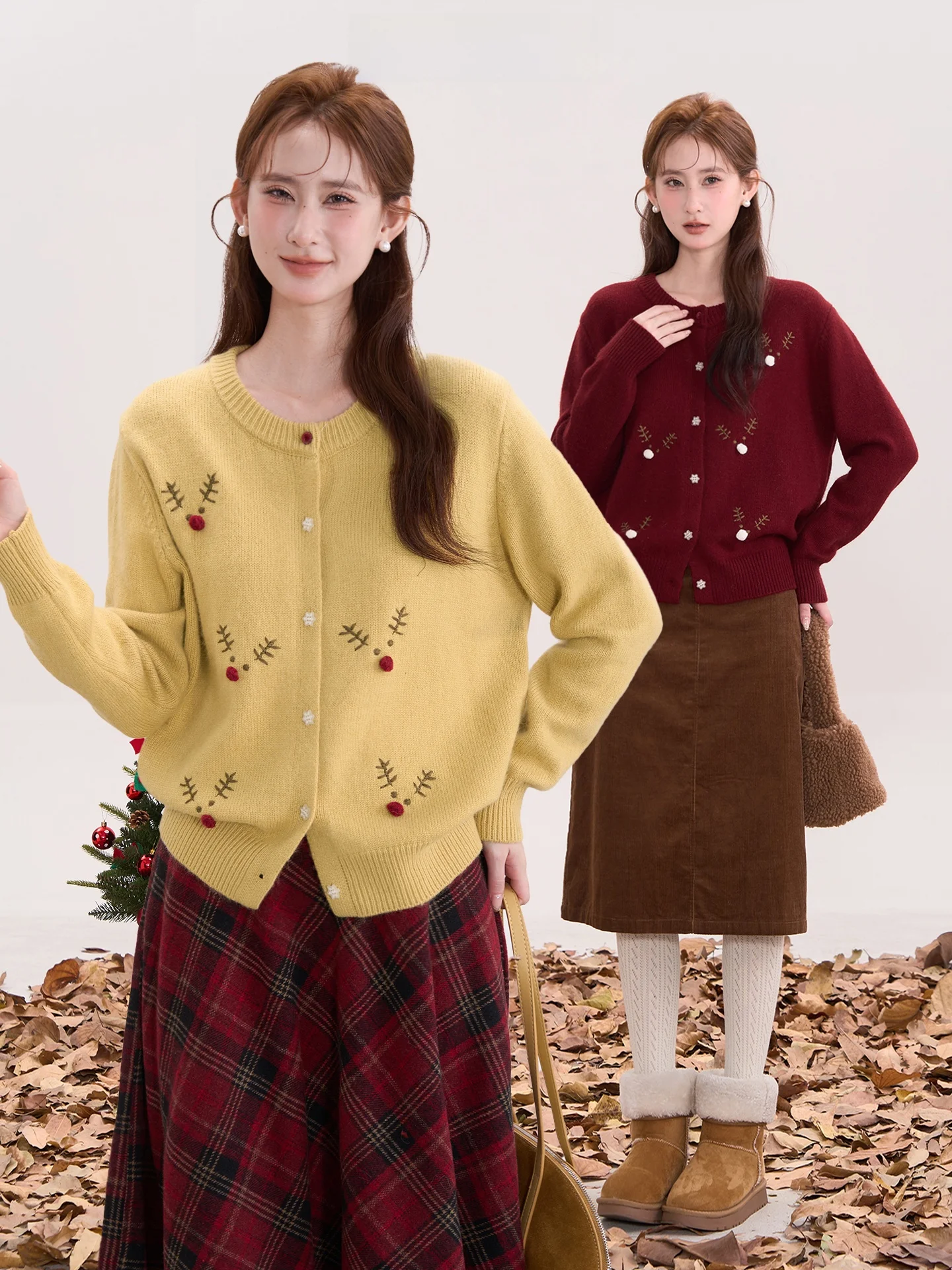 Вязаный кардиган с вышивкой «Олень в цветочном поле» для женщин, осенне-зимний, повседневный, свободного кроя, из мягкого нейлона и полиэстера...
Вязаный кардиган с вышивкой «Олень в цветочном поле» для женщин, осенне-зимний, повседневный, свободного кроя, из мягкого нейлона и полиэстера...