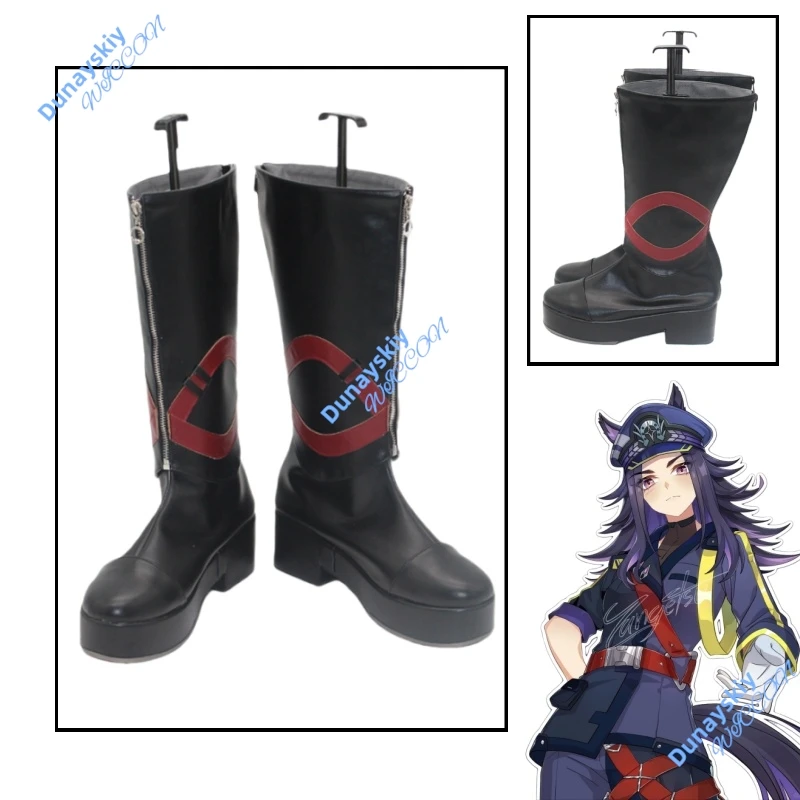 Черные ботинки для косплея Fenomeno для Uma Musume Pretty Derby Super Creek, женская обувь для Хэллоуина, карнавала, аниме, обувь для ролевых игр
Черные ботинки для косплея Fenomeno для Uma Musume Pretty Derby Super Creek, женская обувь для Хэллоуина, карнавала, аниме, обувь для ролевых игр