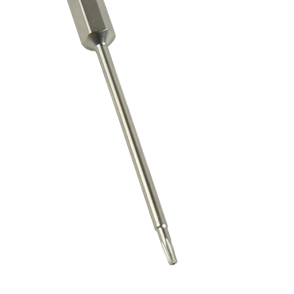 Screwdriver Silver Alloy Steel 75mm Torx Screwdriver Bit With Magnetic Hex Shank And Hole T40 Tool For Smooth Unscrewing
Screwdriver Silver Alloy Steel 75mm Torx Screwdriver Bit With Magnetic Hex Shank And Hole T40 Tool For Smooth Unscrewing