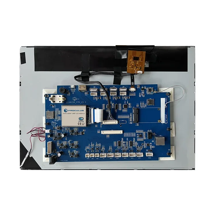 Proculus 15 inch embedded hmi android touch screen display support WIFI Vending Machine Control Board tft lcd display modules
Proculus 15 inch embedded hmi android touch screen display support WIFI Vending Machine Control Board tft lcd display modules