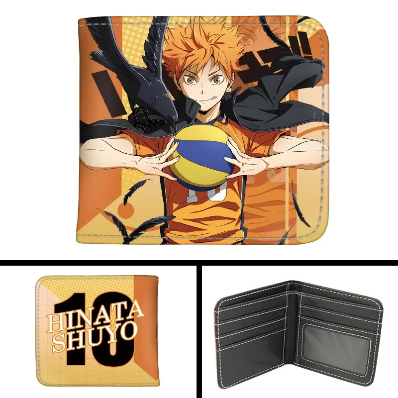 Haikyu!! Short PU Leather Anime Wallet Cute Cartoon Hinata Shoyo Kageyama Tobio Folding Purse Gift for Manga Fans
Haikyu!! Short PU Leather Anime Wallet Cute Cartoon Hinata Shoyo Kageyama Tobio Folding Purse Gift for Manga Fans