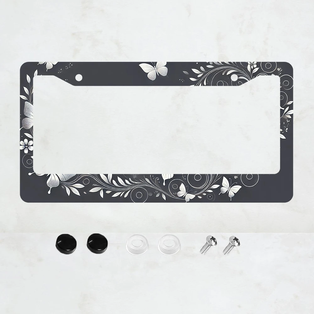 1PC Butterfly Aluminum License Plate Frame - US Standard Size, Decorative Car License Plate Bracket, 2 Holes for Auto Decor
1PC Butterfly Aluminum License Plate Frame - US Standard Size, Decorative Car License Plate Bracket, 2 Holes for Auto Decor