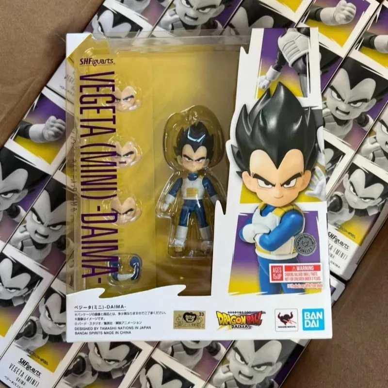 In Stock Bandai SHF Dragon Ball DAIMA Vegeta Mini Vegeta Action Figure Boys Gift Collectible
In Stock Bandai SHF Dragon Ball DAIMA Vegeta Mini Vegeta Action Figure Boys Gift Collectible