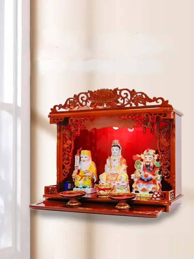 zqSolid Wood Altar Buddha Cabinet Altar Wall-Mounted Buddha Cabinet Modern New Chinese Style
zqSolid Wood Altar Buddha Cabinet Altar Wall-Mounted Buddha Cabinet Modern New Chinese Style