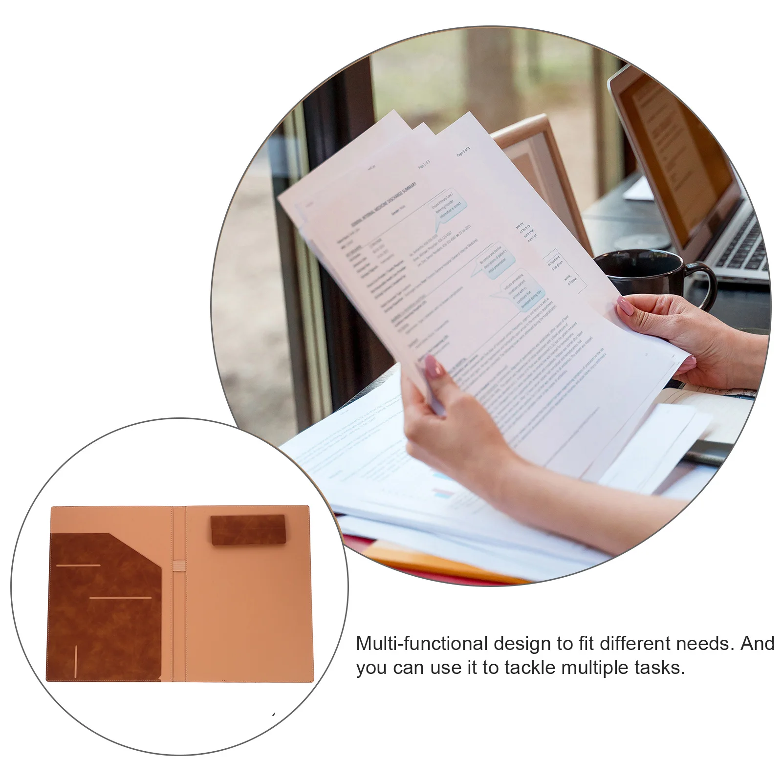 A4 Business Folder Magnetic Portfolio Document Binder Brown File Organizer Storage Solution Resume Folders Interview Office
A4 Business Folder Magnetic Portfolio Document Binder Brown File Organizer Storage Solution Resume Folders Interview Office