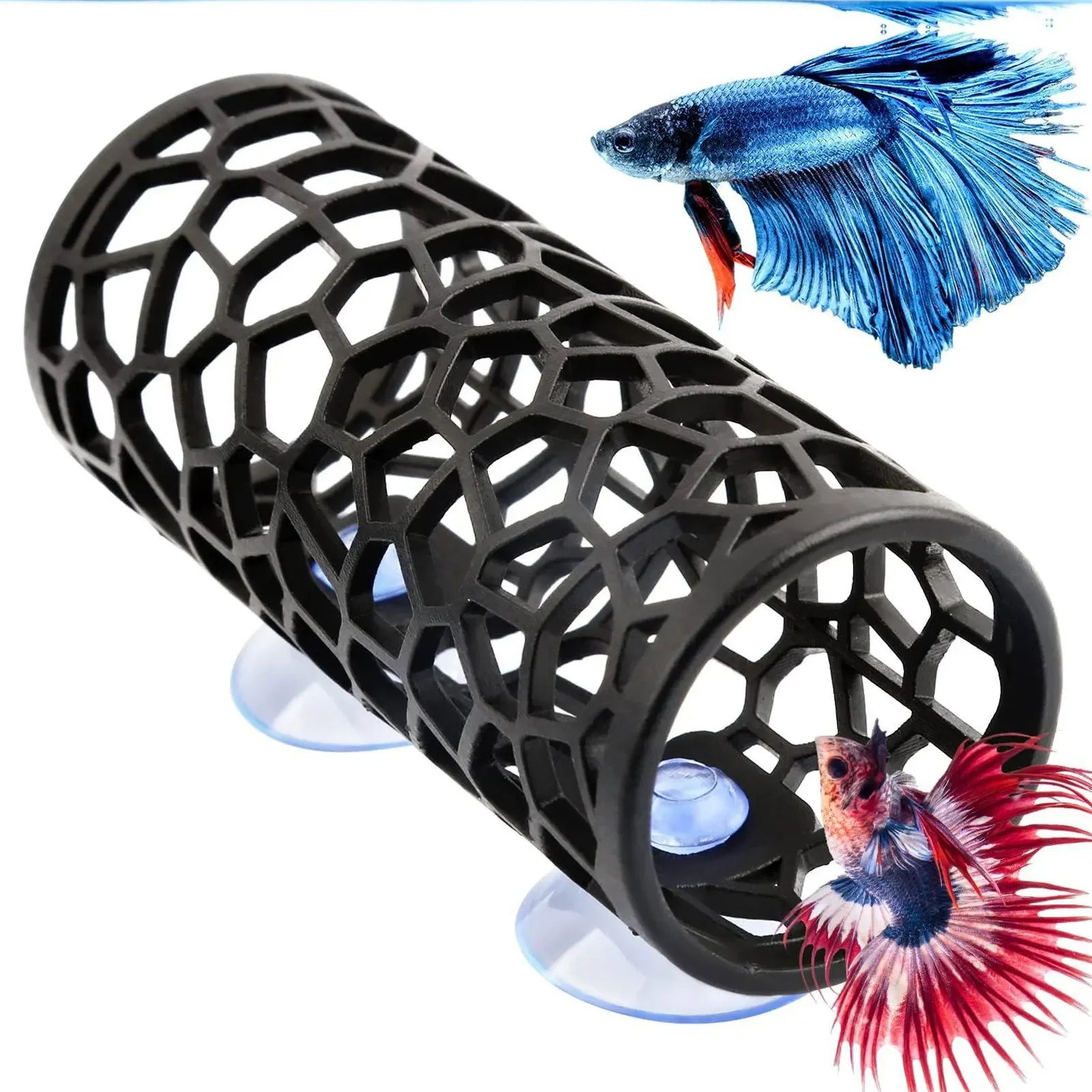 Fish Bed Tunnel Safe Small Hole Hollow Fish Hideout Resting Tube with Suction Cup for Fish Tank Aquarium Mini fish tank Peseras
Fish Bed Tunnel Safe Small Hole Hollow Fish Hideout Resting Tube with Suction Cup for Fish Tank Aquarium Mini fish tank Peseras