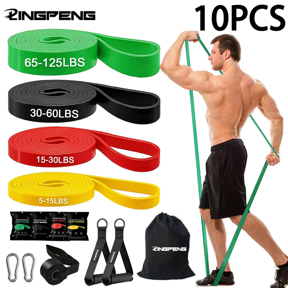 10Pcs 4-Level Resistance Bands Set with Accessories for Home Gym, Pull Up Assistance Elastic Silicone for Women Men
10Pcs 4-Level Resistance Bands Set with Accessories for Home Gym, Pull Up Assistance Elastic Silicone for Women Men