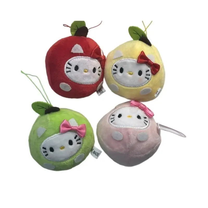 Милый плюшевый брелок Hello Kitty в форме яблока, кулон для сумки Sanrio, подвеска для рюкзака, подарок для девочек
Милый плюшевый брелок Hello Kitty в форме яблока, кулон для сумки Sanrio, подвеска для рюкзака, подарок для девочек